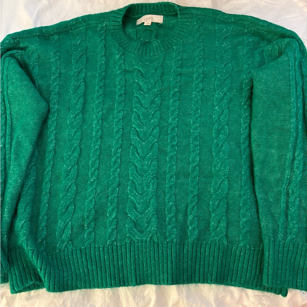 LOFT Cable sweater